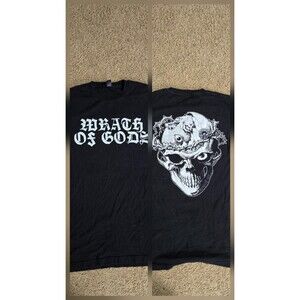 Wrath Of God's Berserk Skeleton Men's T-shirt Black Size Large